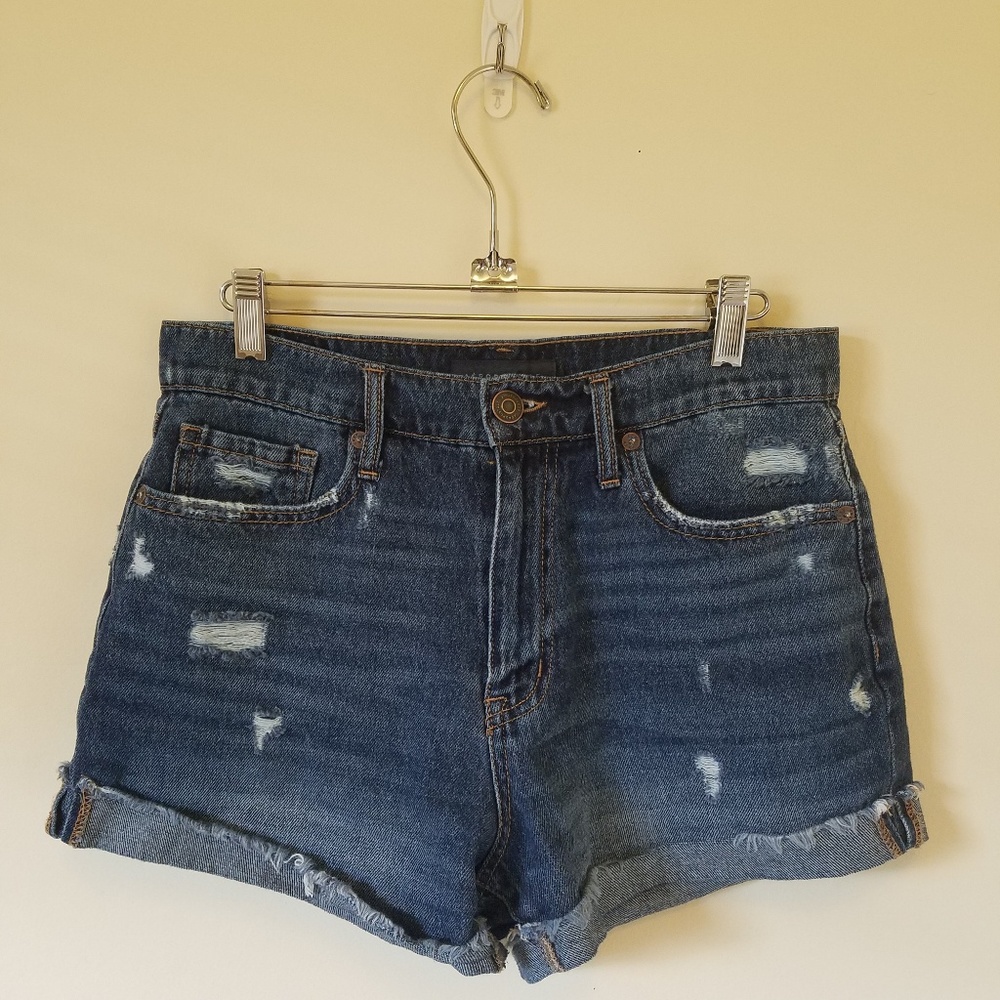 Aeropostale Distressed Mom Shorts